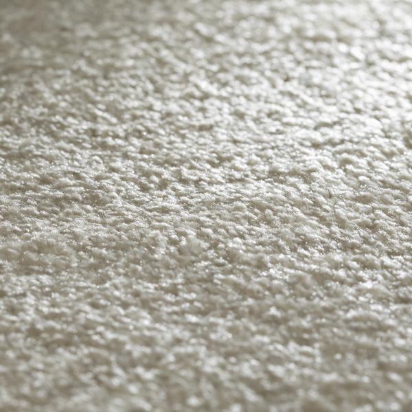 JAB Amaze 378 hellgrau – quadratische Draufsicht Velours-Teppichboden in hellgrau